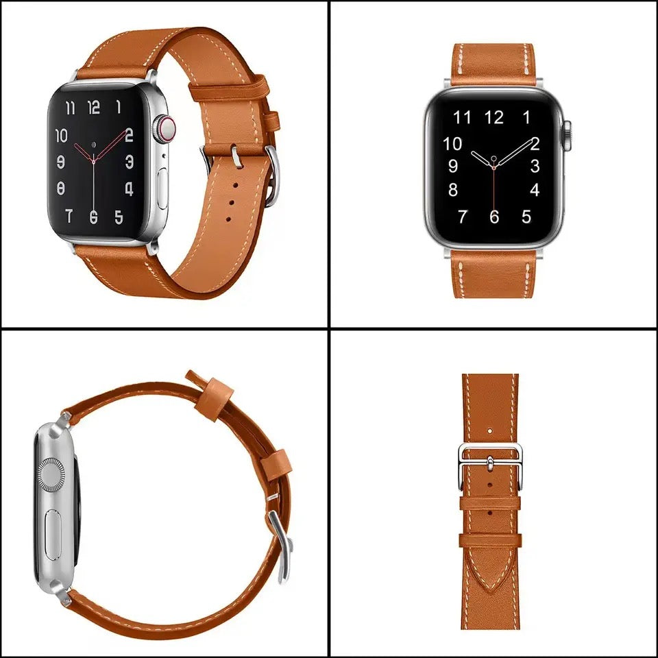Leather apple watch band by reliablebands