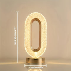 Bedside Crystal Table Lamp