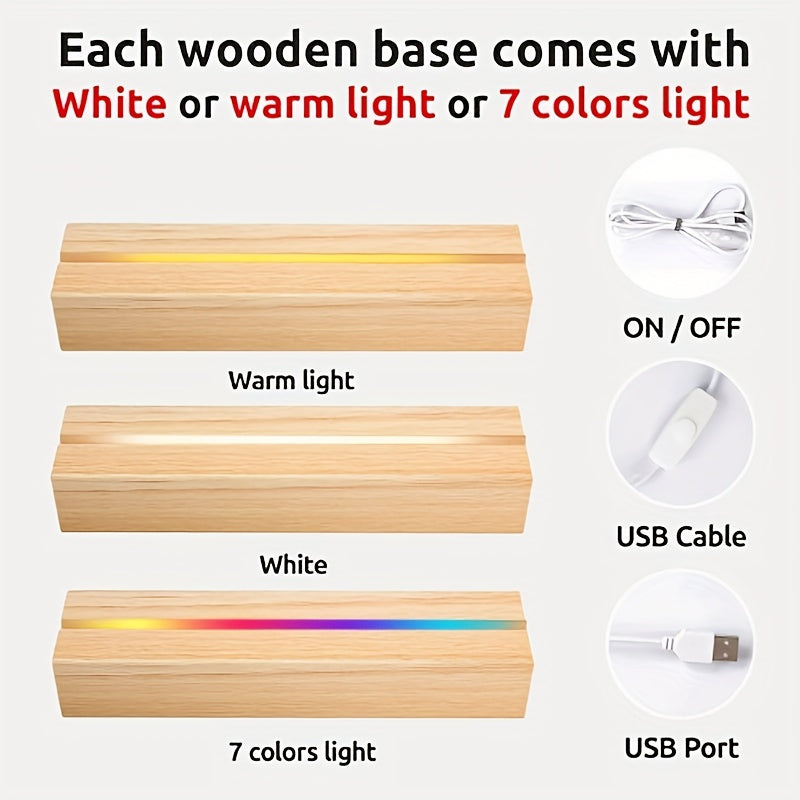 Personalisierter LED-Fotorahmen in Herzform mit Nachtlicht und Holzständer - Individuelle Geschenke für Mama, Papa, Jahrestag, Geburtstag