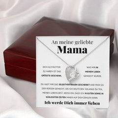 Ein Meine geliebte Mama-Geschenk mit Nachrichtenkarte 