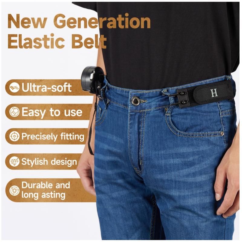 Metal Hook Elastic Belt (Unisex)