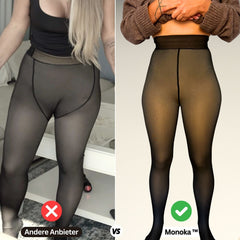 Fleeceleggings™ med en stilren och bekväm söm