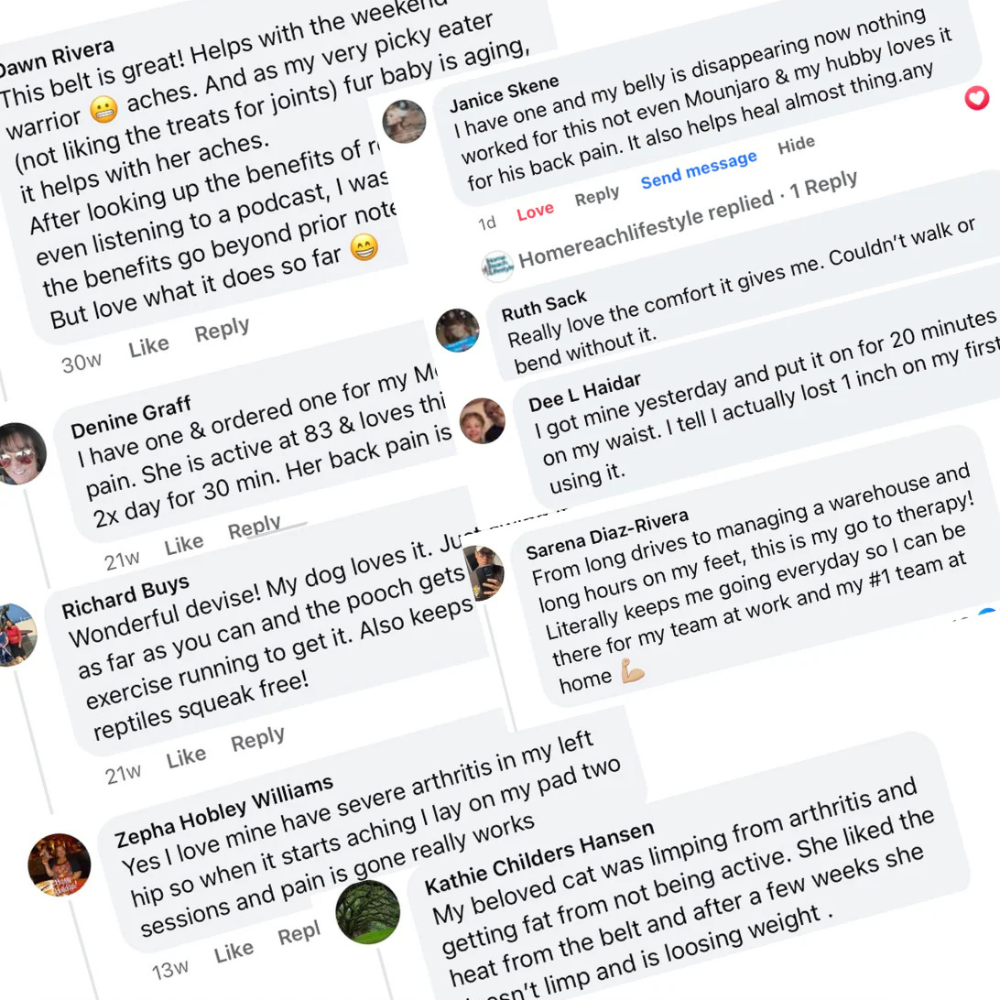 RED LIGHT THERAPY BELT