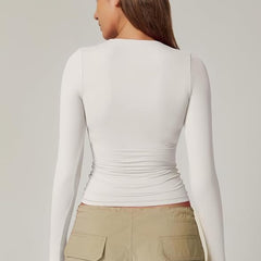 Long sleeves Casual Fall Top