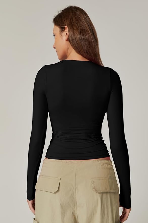 Long sleeves Casual Fall Top