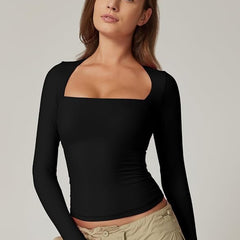 Long sleeves Casual Fall Top