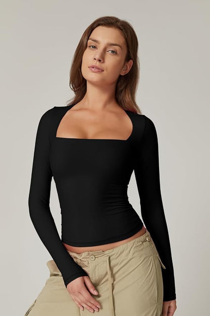 Long sleeves Casual Fall Top