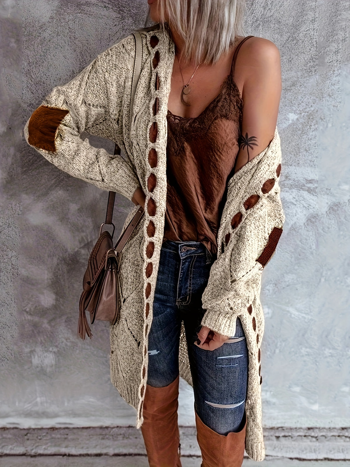 Open Front Cardigan