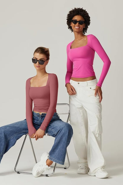 Long sleeves Casual Fall Top