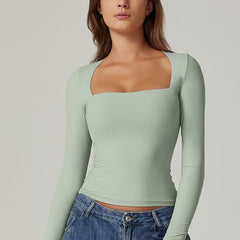 Long sleeves Casual Fall Top
