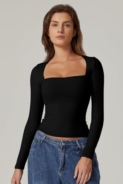 Long sleeves Casual Fall Top