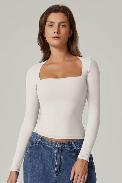 Long sleeves Casual Fall Top