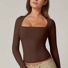 Long sleeves Casual Fall Top