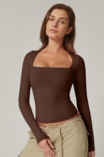 Long sleeves Casual Fall Top