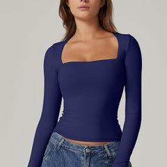 Long sleeves Casual Fall Top