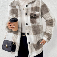 Elegant Long Sleeve Warm Outerwear