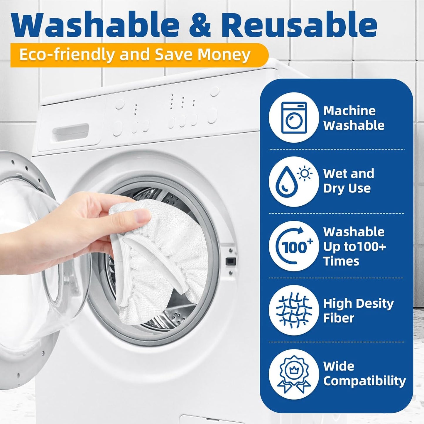 4 Mop Heads for steamer