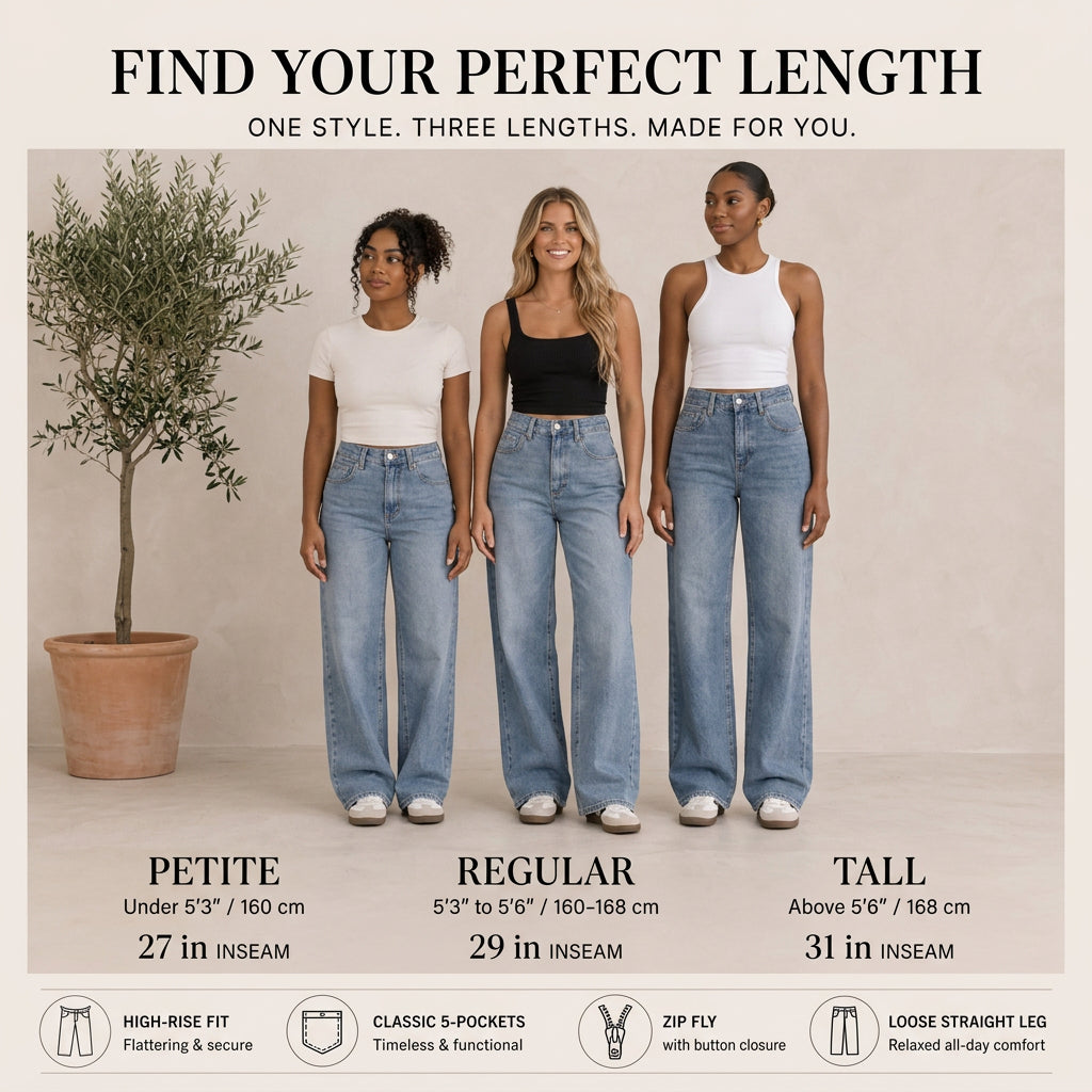 Front & Back Pockets Jeans