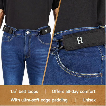 Metal Hook Elastic Belt (Unisex)