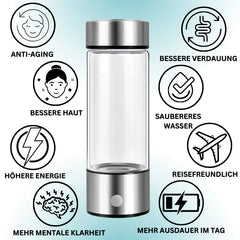 Wasserstoff-Wasserflasche