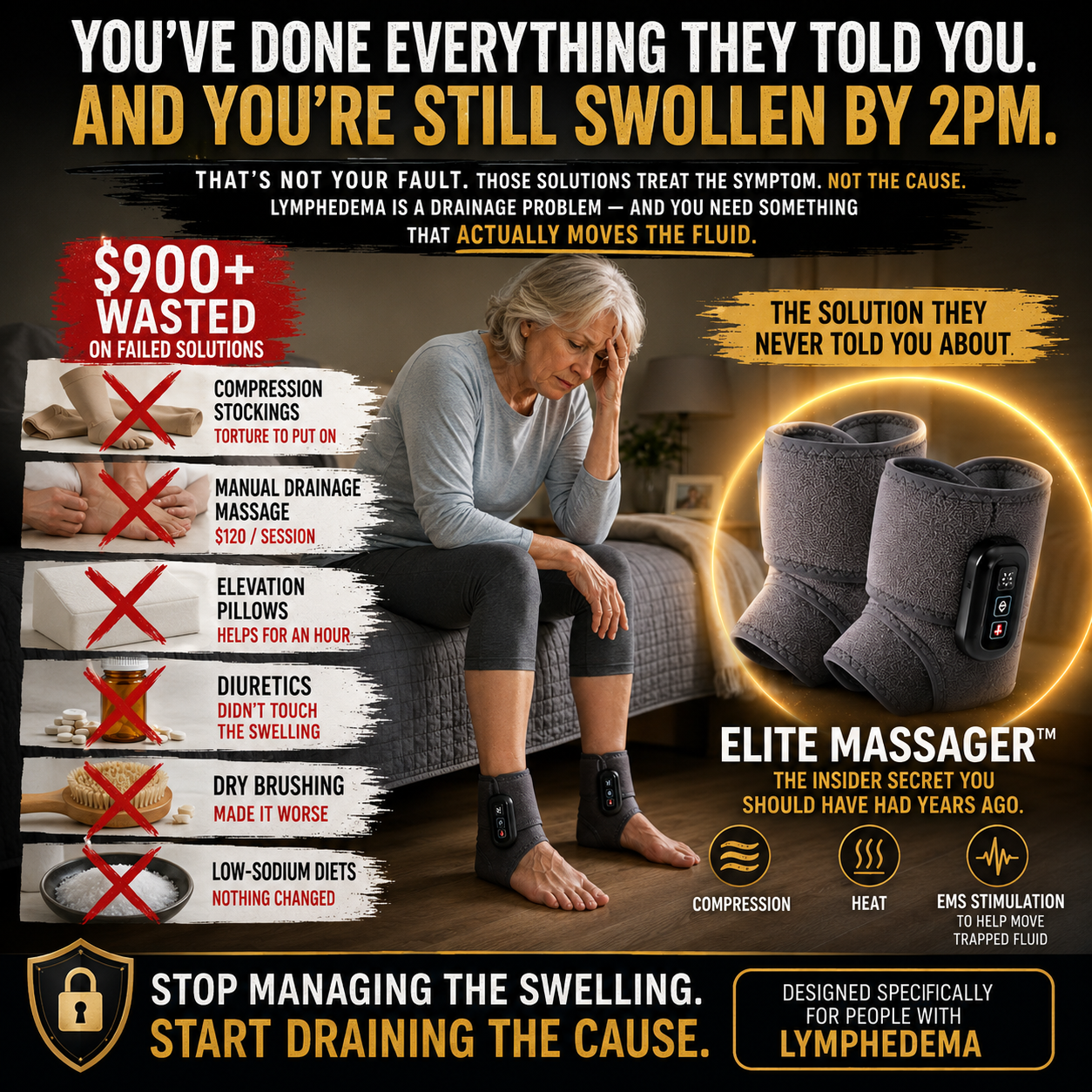 Lymphedema Foot Massager