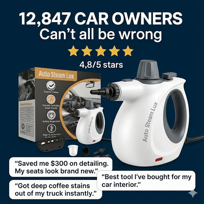 SteamLux Auto Spa- Save Up To 56% Today + 4 FREE Gifts