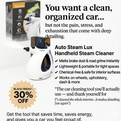 SteamLux Auto Spa- Save Up To 56% Today + 4 FREE Gifts