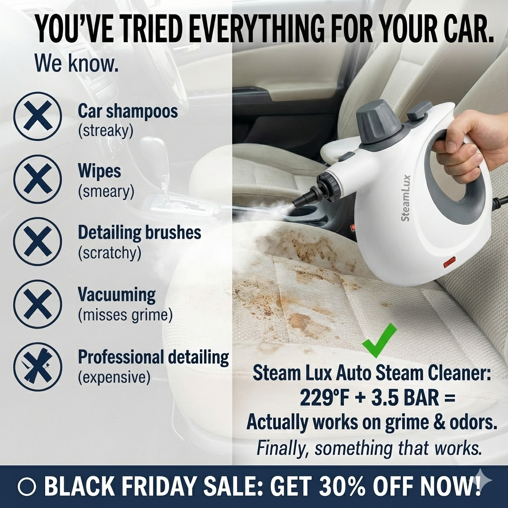 SteamLux Auto Spa- Save Up To 56% Today + 4 FREE Gifts
