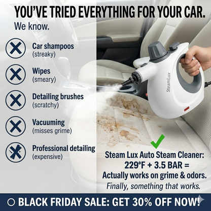 SteamLux Auto Spa- Save Up To 56% Today + 4 FREE Gifts