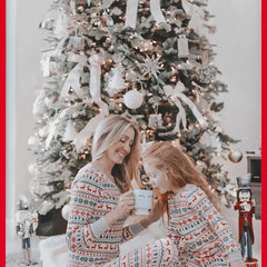 2024 Christmas Family Matching Pajamas New Year Xmas Father Mother Kids Baby Clothes Set Dad Mom And Daughter Son Pyjamas Outfit