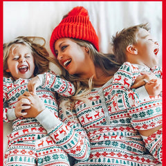 2024 Christmas Family Matching Pajamas New Year Xmas Father Mother Kids Baby Clothes Set Dad Mom And Daughter Son Pyjamas Outfit