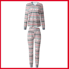 2024 Christmas Family Matching Pajamas New Year Xmas Father Mother Kids Baby Clothes Set Dad Mom And Daughter Son Pyjamas Outfit
