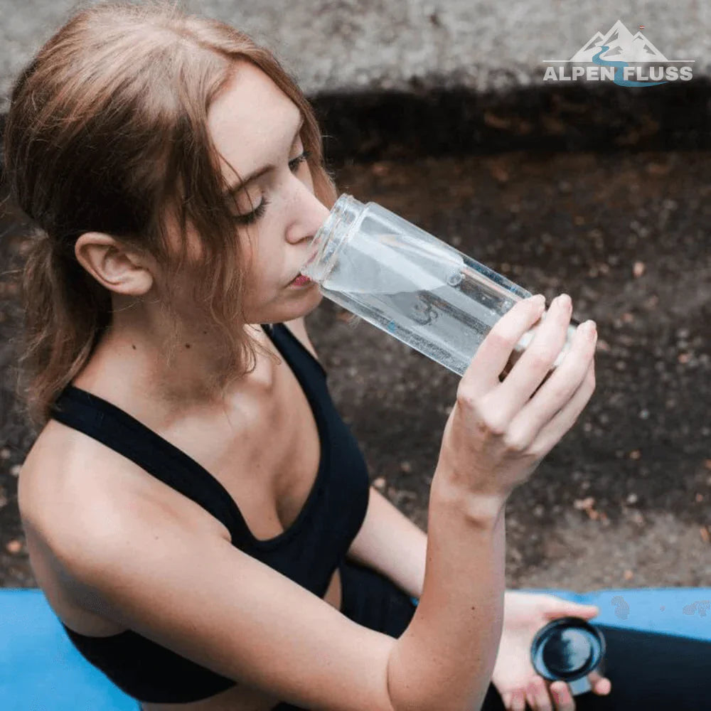 Wasserstoff-Wasserflasche