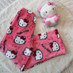 Lockerer Pyjama mit Hello Kitty-Motiv 
