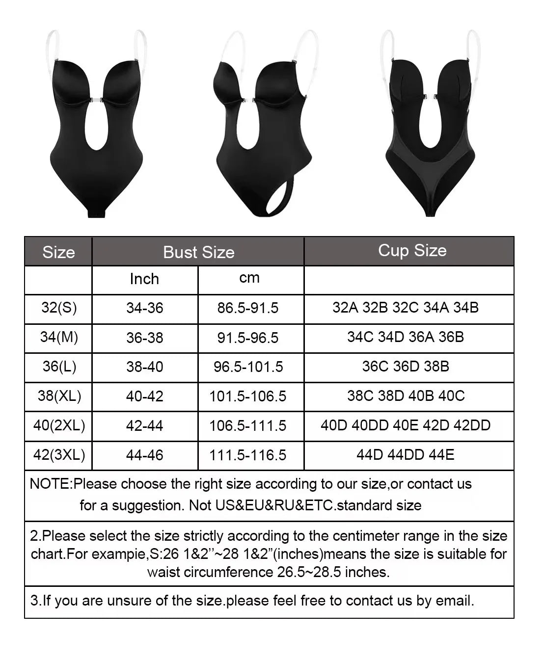 Women's Invisible Bodysuit