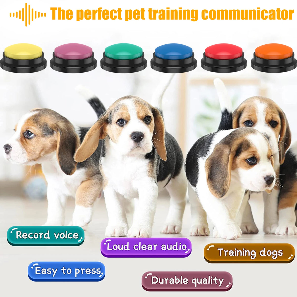 Recordable PET Training Buttons