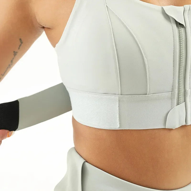 Zipper Sports Brassiere