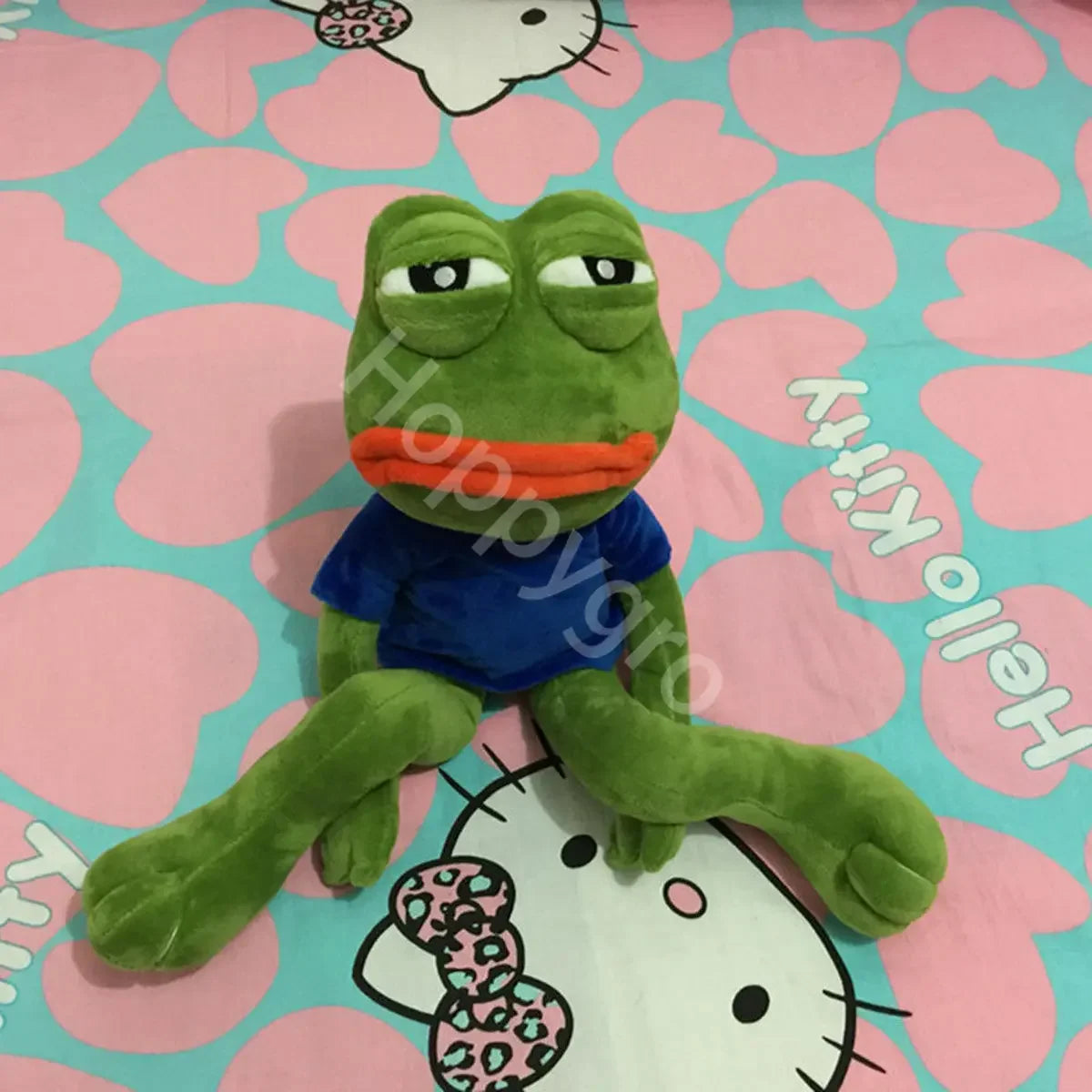 Trauriges Frosch-Plüschtier 