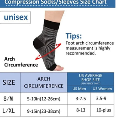 1pair Neuropathy socks,Ankle brace Socks and Tendonitis compression socks For Pain Relief,Ankle compression sleeve for swelling