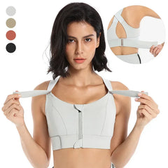 Zipper Sports Brassiere