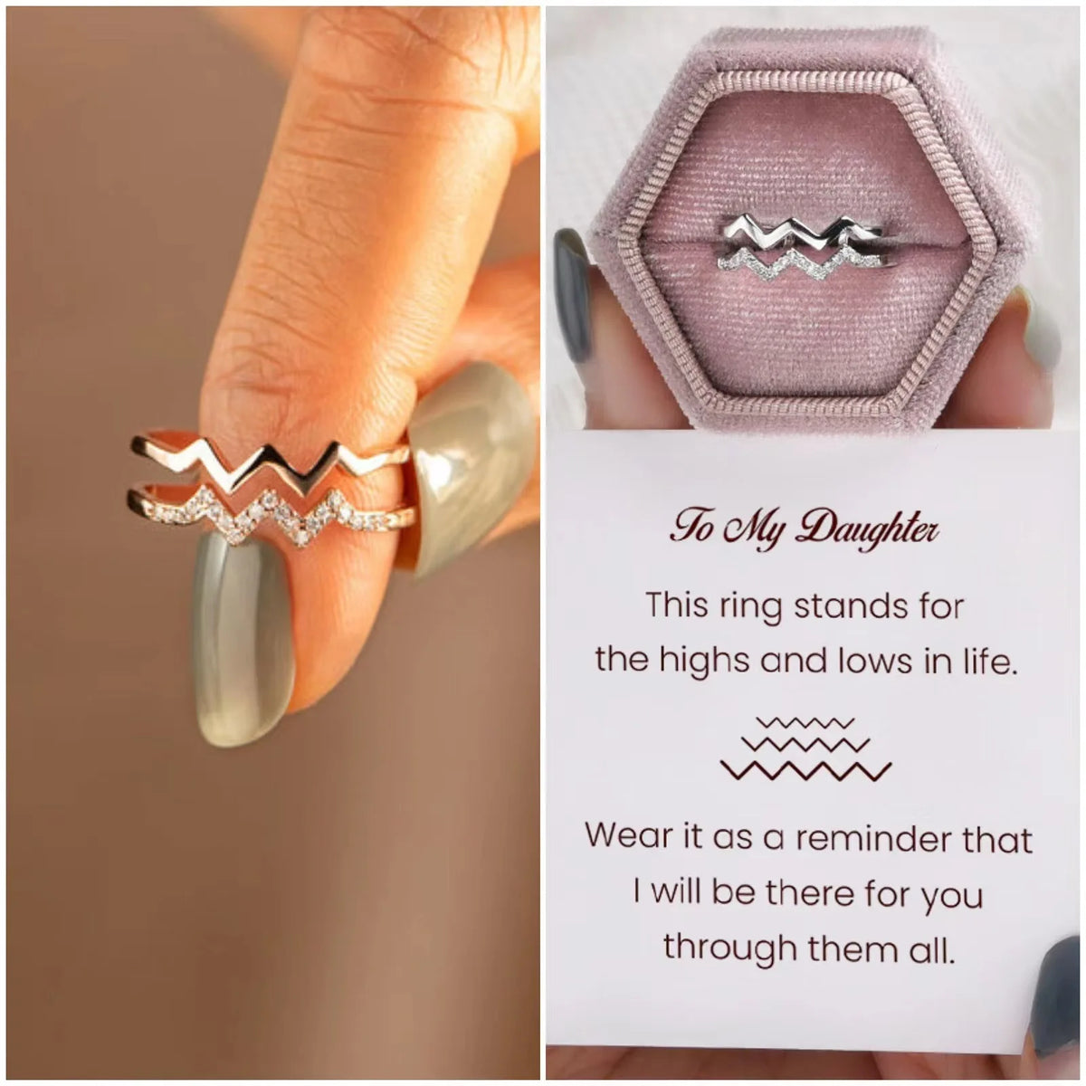 Highs and Lows Ring