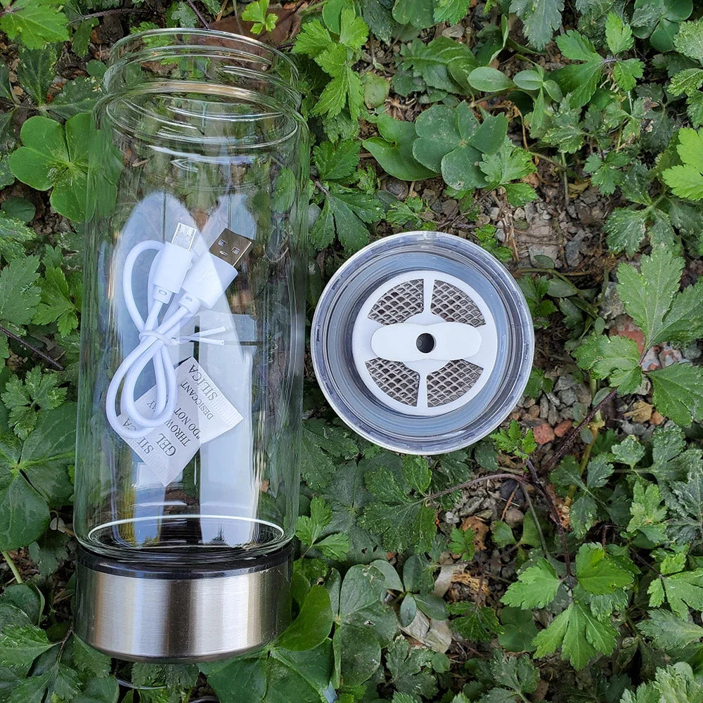 Wasserstoff-Wasserflasche
