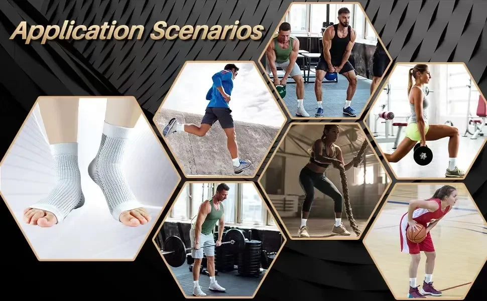 1pair Neuropathy socks,Ankle brace Socks and Tendonitis compression socks For Pain Relief,Ankle compression sleeve for swelling