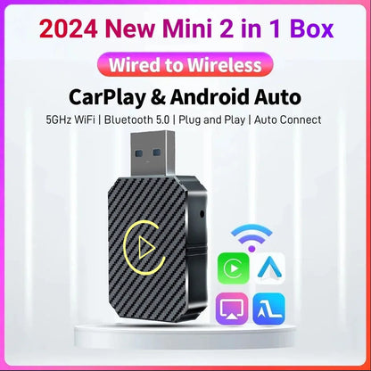 2 in 1 Wireless Carplay Adapter