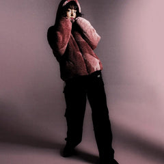 Winter New Loose Hooded  Warm Jacket
