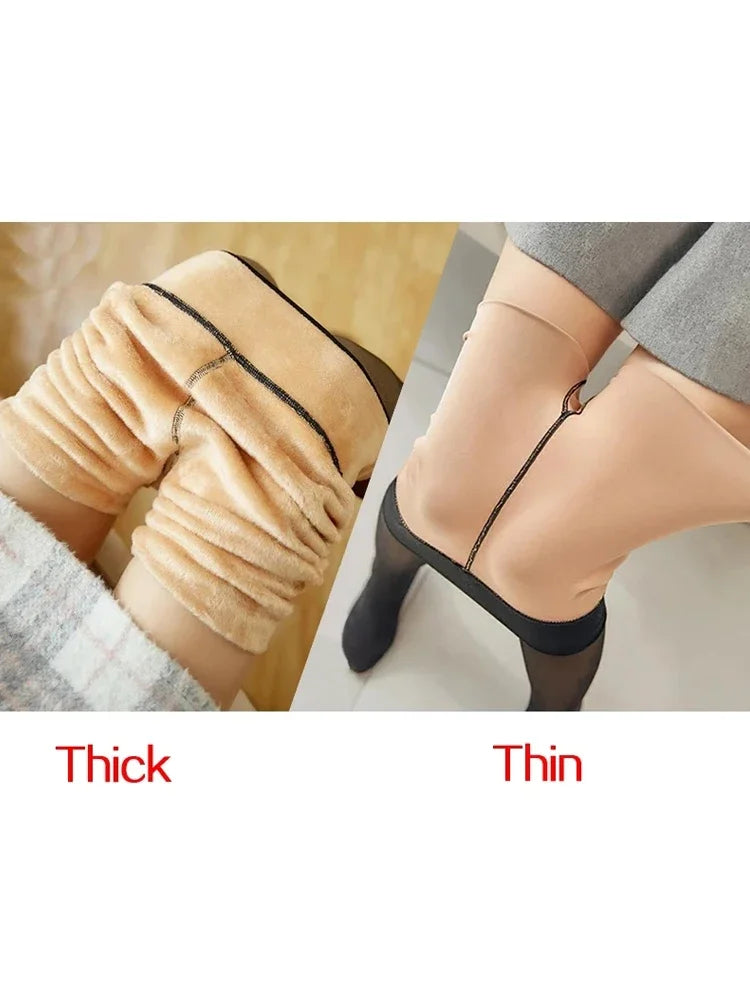 Fleece Tights™ with a Stylish & Comfortable Seam