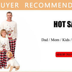 2024 Christmas Family Matching Pajamas New Year Xmas Father Mother Kids Baby Clothes Set Dad Mom And Daughter Son Pyjamas Outfit