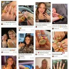 BFF Ringar™ Bästa vänner för alltid ring v2