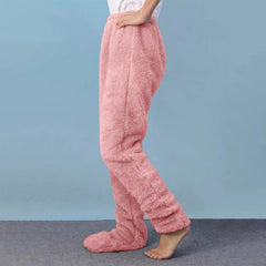 Winter Coral Fleece Women Pajamas Pants