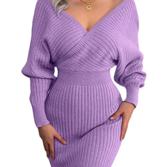 Winter Strickkleid